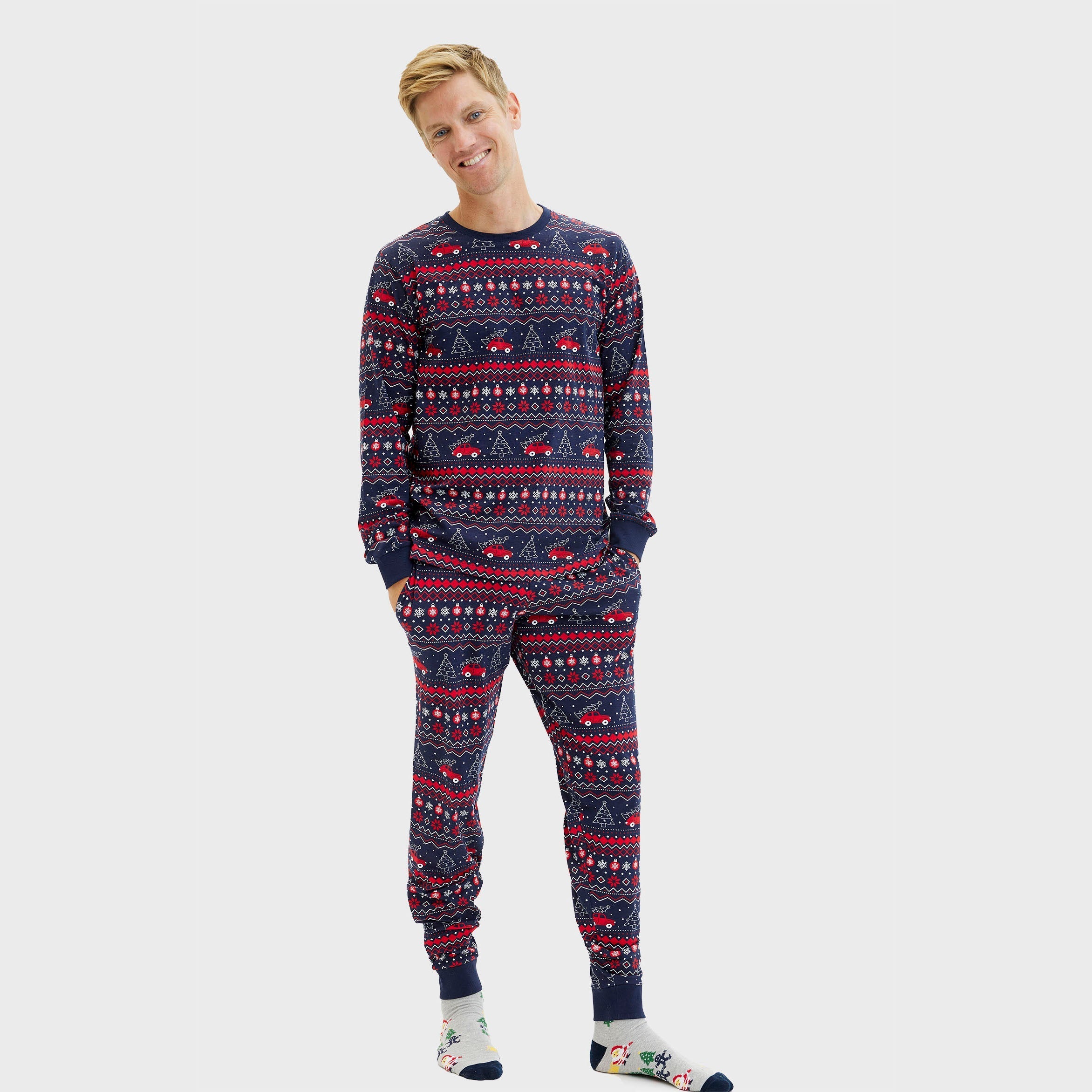 Driving home for Kerst pyjama - Heren.